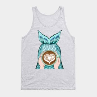 Mermaid Mocha Tank Top